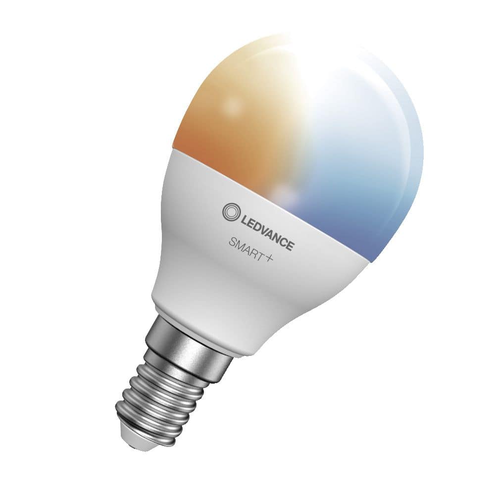 Ledvance 4058075485273 SMART+ Mini bulb Tunable White, 150 °, 4,9 W, 470 lm, E14, dimmbar