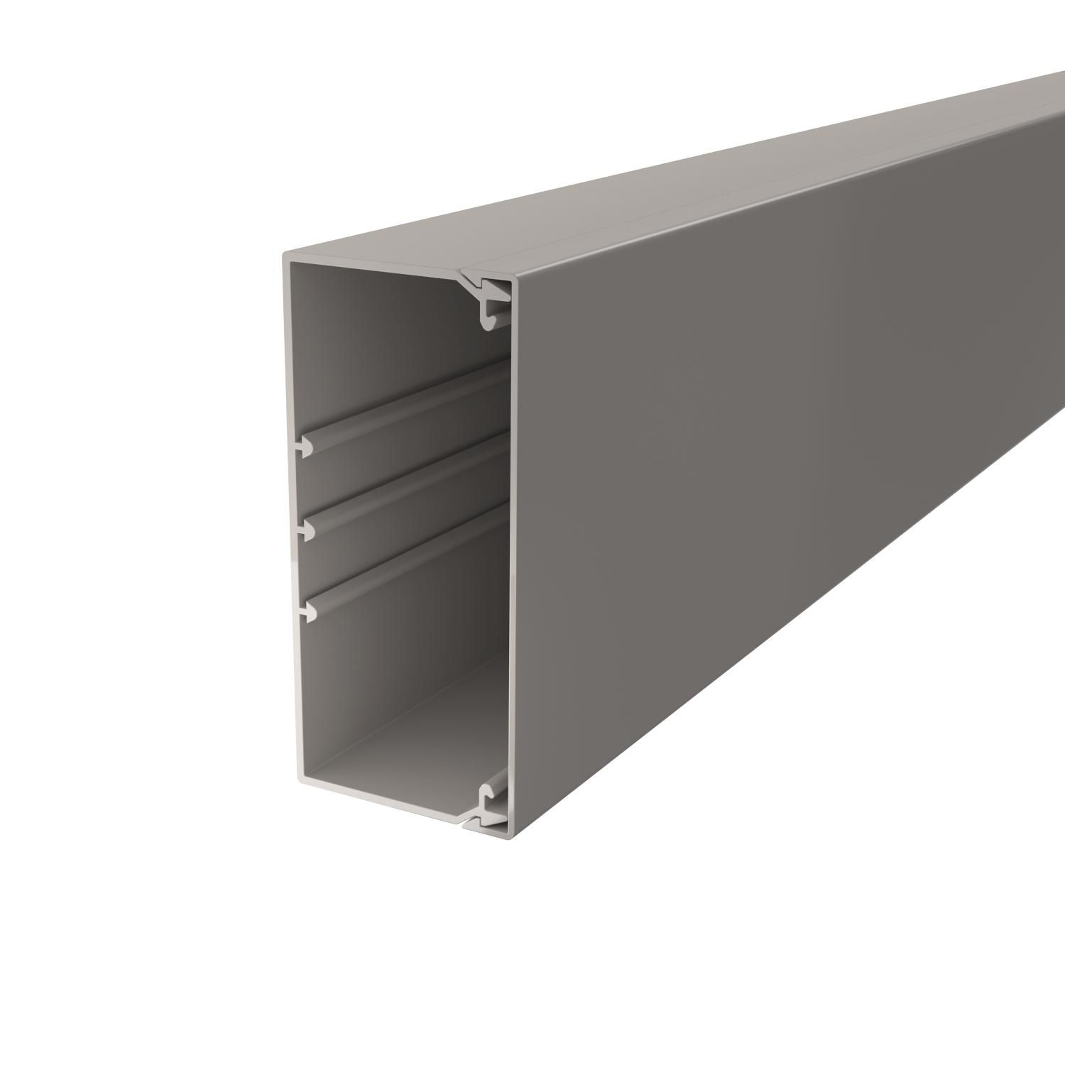 OBO Bettermann WDK-60130 STGR (60x129 mm) Geräteeinbau-Kanal, steingrau