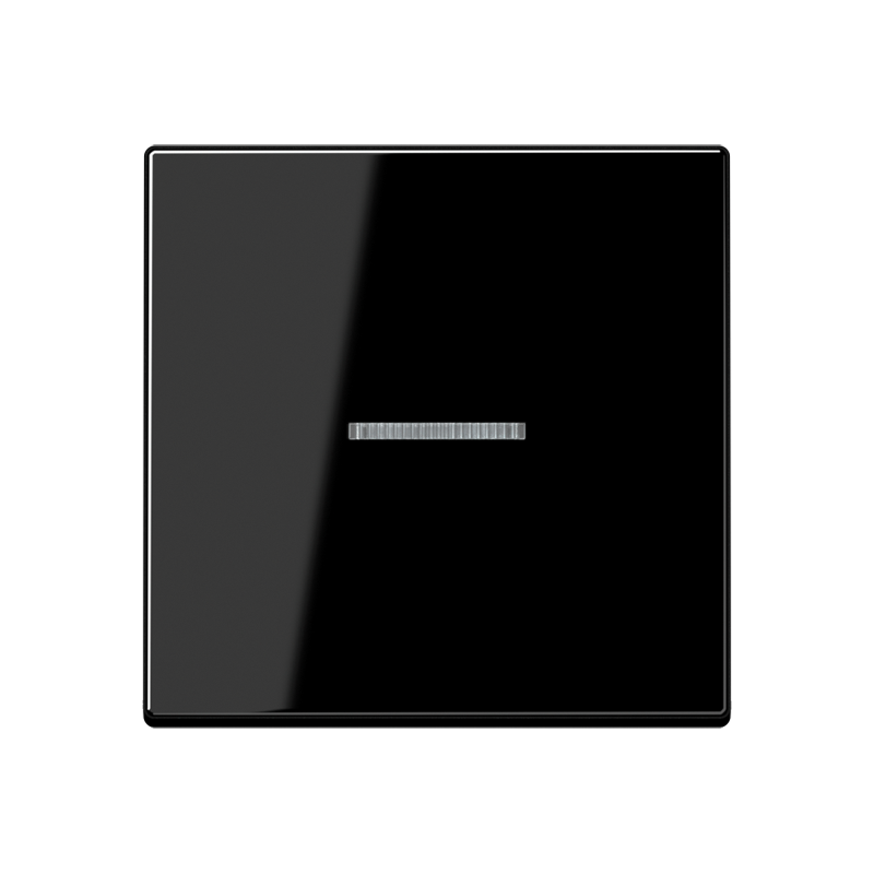 Jung A590KO5SW Wippe mit Lichtleiter, Duroplast, Serie A, schwarz