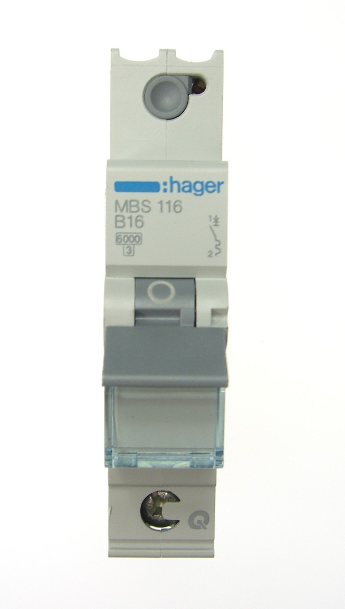 Hager MBS 110 Leitungsschutzschalter 10A, 1polig