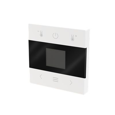 Busch-Jaeger 1794 MDRT-84 Zentralscheibe für Raumtemperaturregler mit Display, Bluetooth, Busch-Flextronics , studioweiß glänzend, Plattform 63