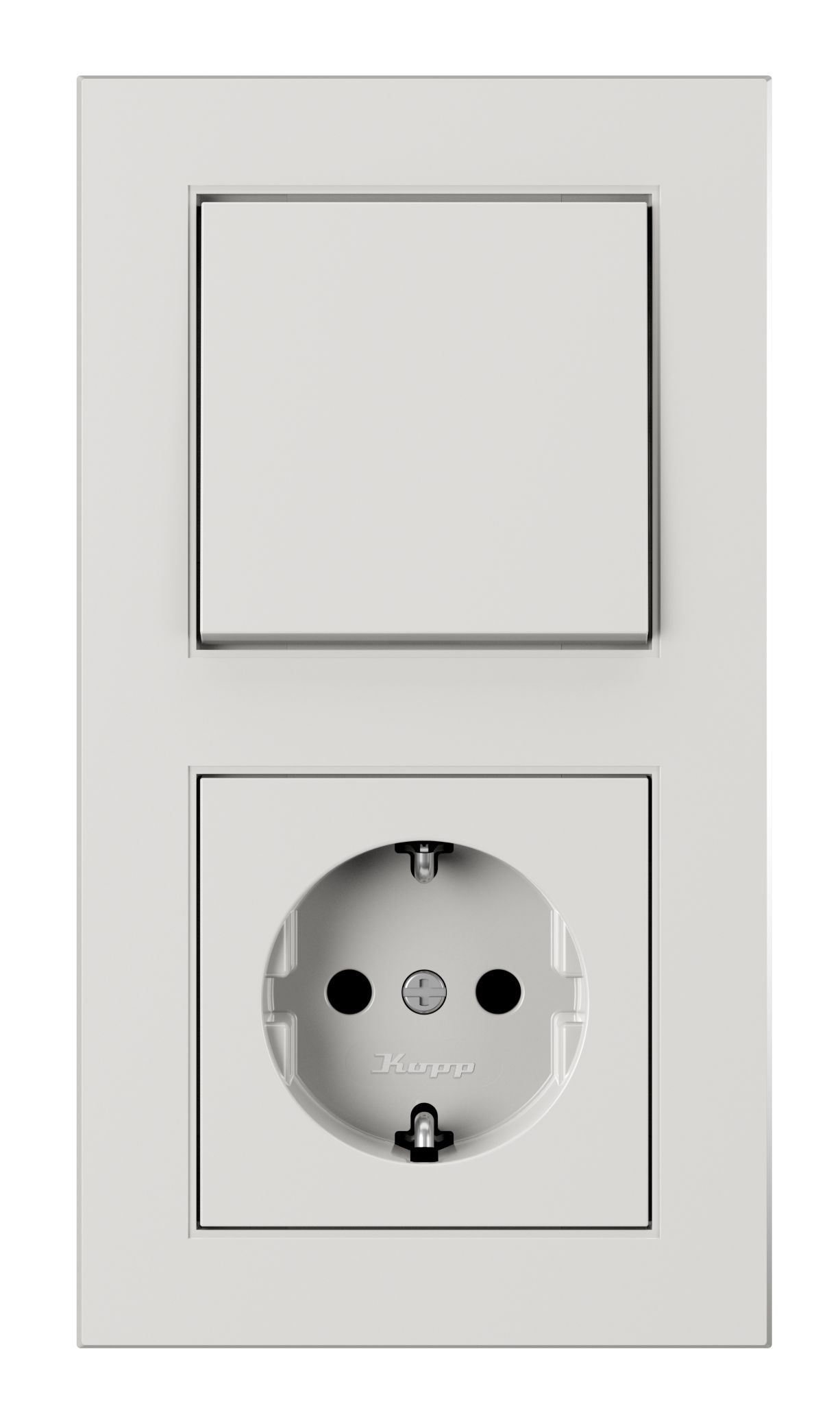 Kopp 402629005 HK07 - Abdeckrahmen 2-fach, Farbe: reinweiß