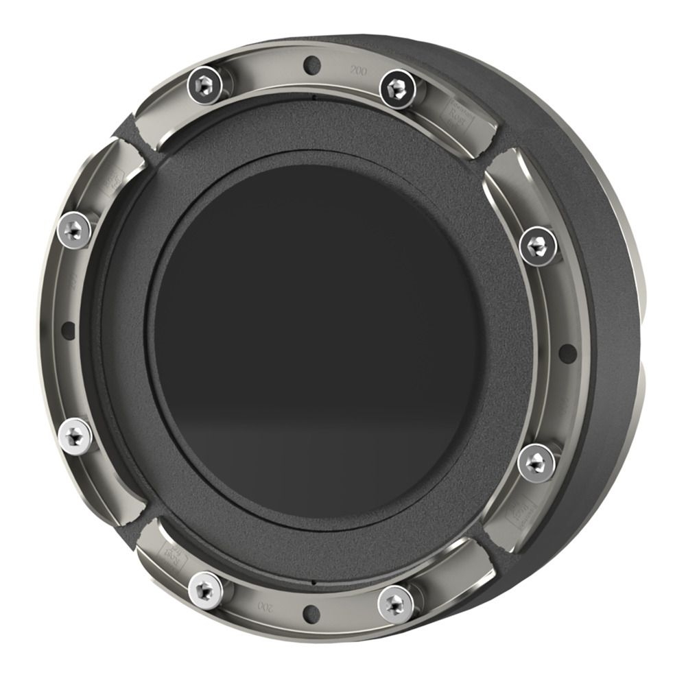 Hauff 3030300067 Standard-Ringraumdichtung für Rohre mit U-Profil-Pressplatten mit gestufter Supersegmentringtechnologie HSD200 SSG 1x110/125/135/160 b40 A2/EPDM