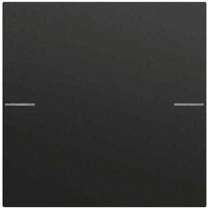 Gira 575174 Wippenset 1-fach für Tastsensor 4.70, System 70, schwarz matt (lackiert)