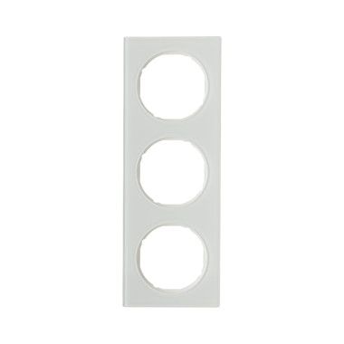 Berker 10132209 Rahmen 3-fach, R.3, Glas polarweiß