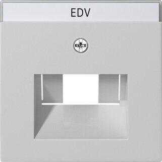Gira 0284015 Abdeckung mit Beschriftungsfeld UAE/IAE und Netzwerk, System 55, grau matt