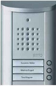 Ritto 1841320 Entravox Audio-Komplettpaket Aufputz für 3 WE
