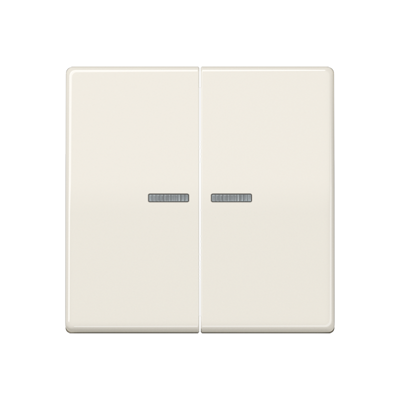 Jung AS591-5KO5 Wippe mit Lichtleiter, Duroplast, Serie AS, weiß