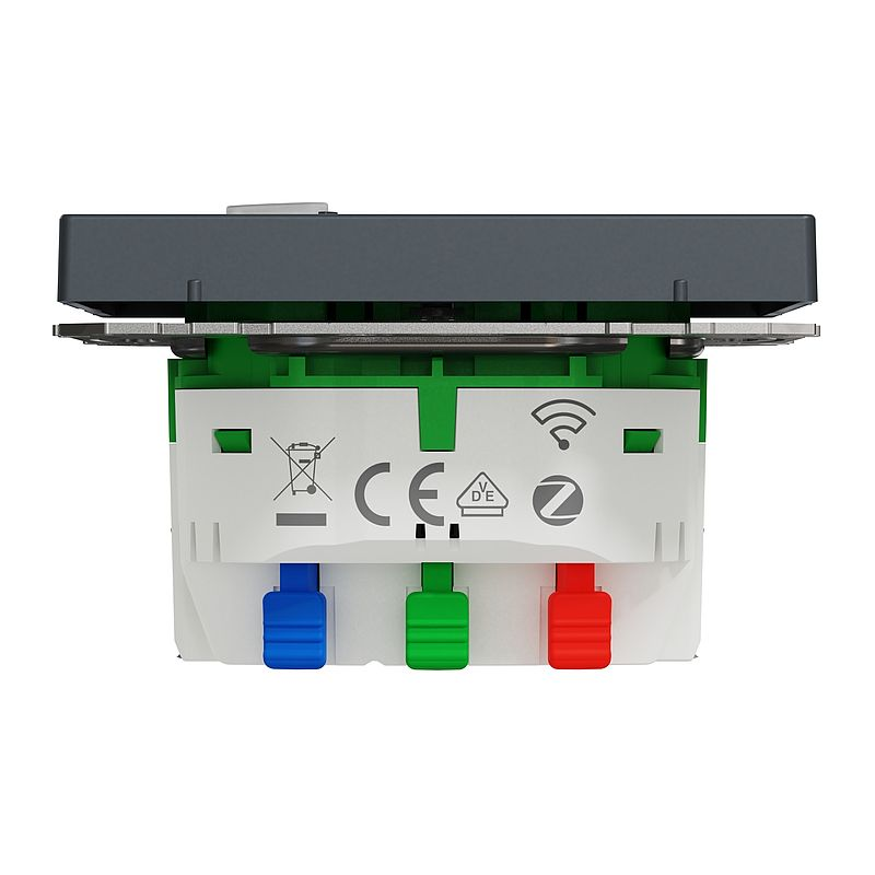 Merten MEG2380-6034 Connected Schutzkontakt-Steckdose 16A, System Design, Anthrazit, Thermoplast lackiert