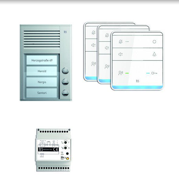 Sprechanlagen TCS AUDIO:PACKS mit TASTA 3 bis 8 Wohneinheiten Serie PAK online kaufen | elektroland24