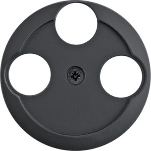 Berker MAN0102217 Zentralstück, Serie 1930, softtouch, schwarz