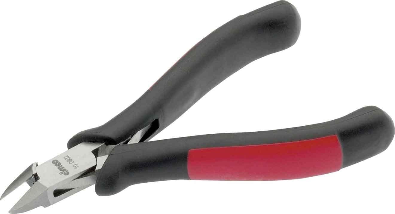 Cimco 10 0802 Elektronik-Seitenschneider 120 mm ovalrunder Kopf, schräg, mit Schneidwate