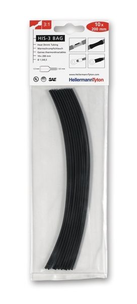 HellermannTyton 308-30310 HIS-3BAG-3/1 Warmschrumpfschlauch 3:1