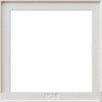 Gira 028966 Adapterrahmen mit quadratischem Ausschnitt (55 x 55 mm) (IP20) , Gira TX_44, reinweiß