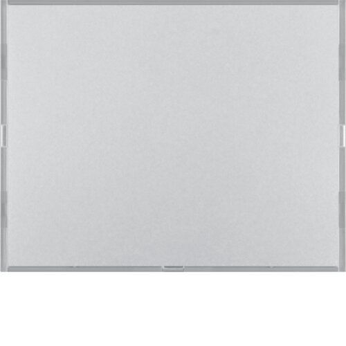 Berker 80161774 KNX Tastsensor 1fach mit Beschriftungsfeld, RGB LED und internem Temperaturfühler, K.1/K.5, alu matt