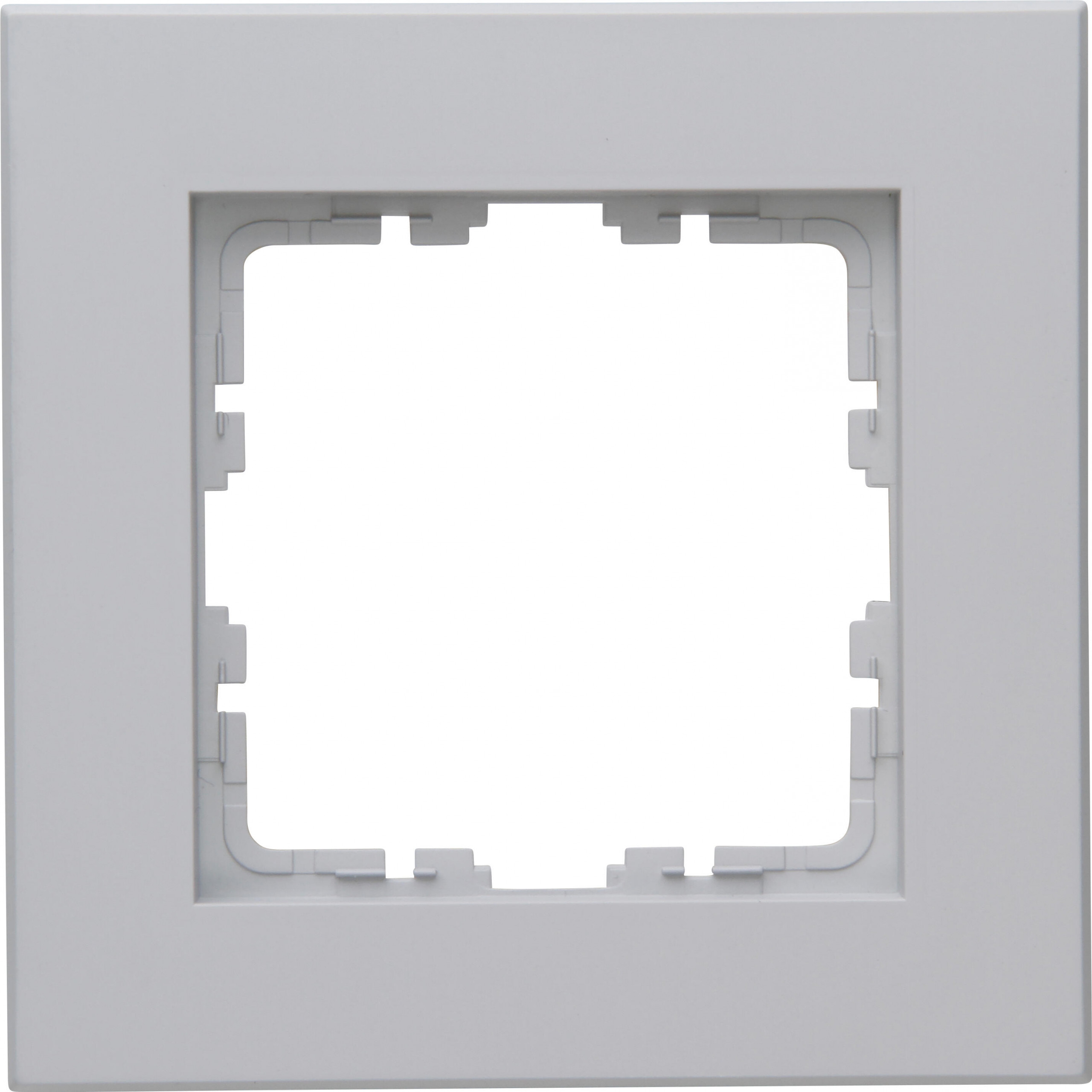 Kopp 406834007 HK07 PURE - Abdeckrahmen 1-fach, Farbe: grau matt