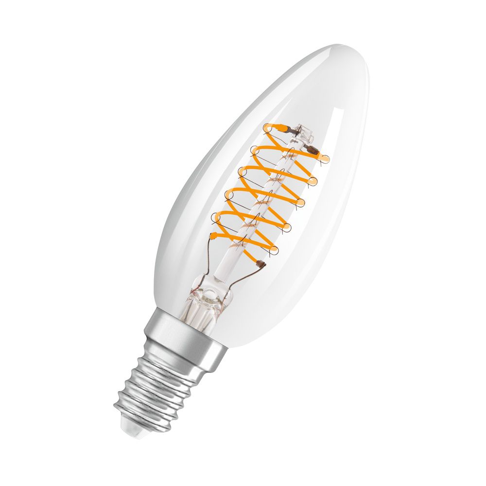 Ledvance 4099854075728 Vintage 1906® LED CLASSIC B, < 360°, 4,8 W, 827, 470 lm, E14, dimmbar