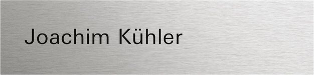 Gira 5549920 Ruftaste für individuelle Gravur, System 106 , Edelstahl V2A