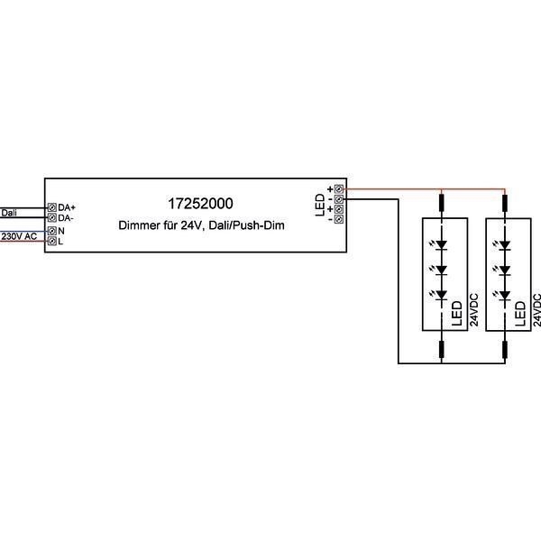 Brumberg 17252000 LED-Netzgeräz 24 V DC, max. 150 W, DALI2 / Push, DT6
