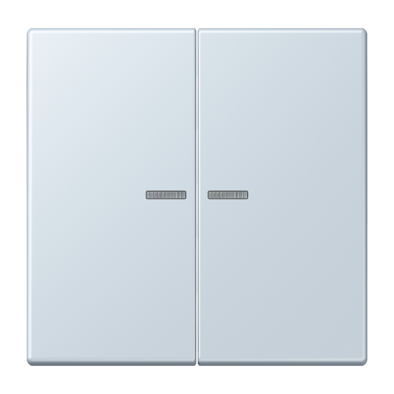 Jung LC995KO5209 Wippe 2-fach, mit Lichtleiter, Les Couleurs® 32023, outremer pâle