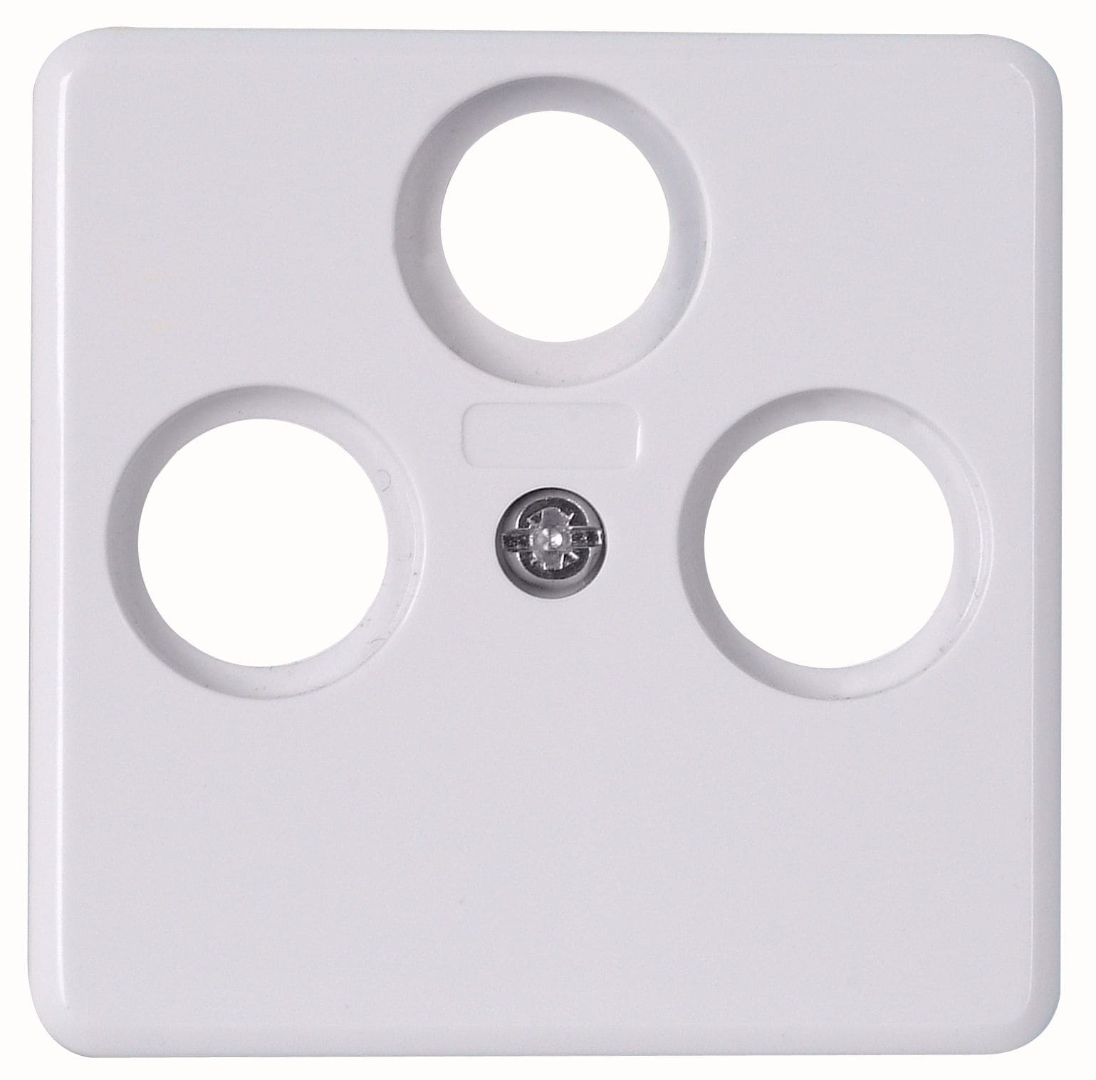 Kopp 357813005 Abdeckung für Antennensteckdose TV/RF/SAT