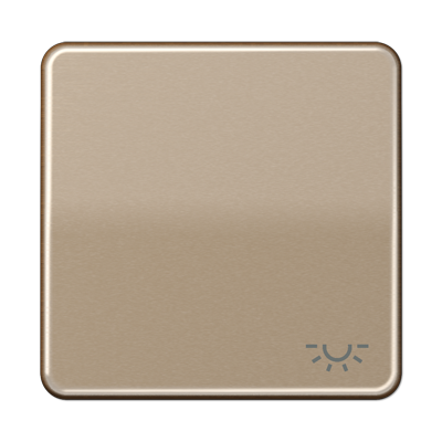 Jung CD590LGB Wippe, Symbol Licht, Aluminium eloxiert, Serie CD, gold-bronze
