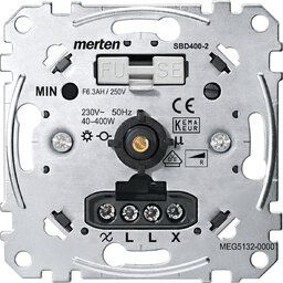 Merten MEG5132-0000 Drehdimmer-Einsatz 40-400W