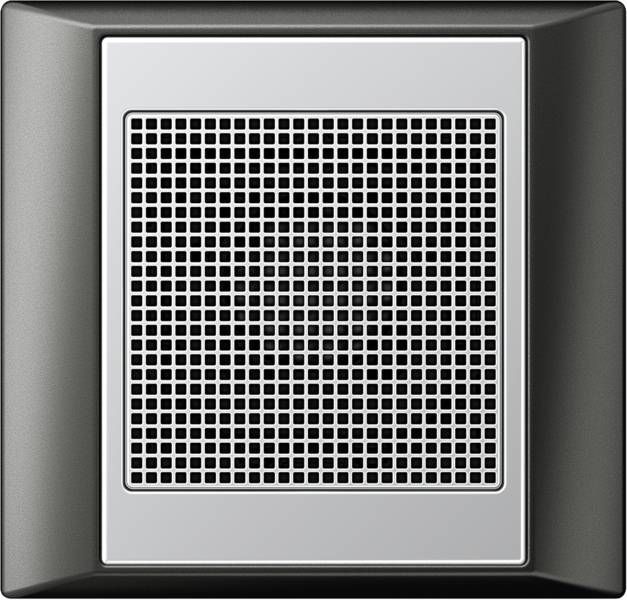 Jung LSMA4AL Lautsprechermodul, Thermoplast lackiert, Serie A, aluminium