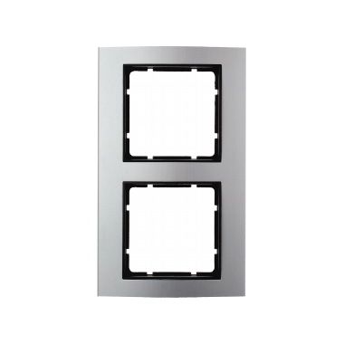 Berker 10123004 Rahmen 2-fach, B.3, Alu/anthrazit matt, Aluminium eloxiert