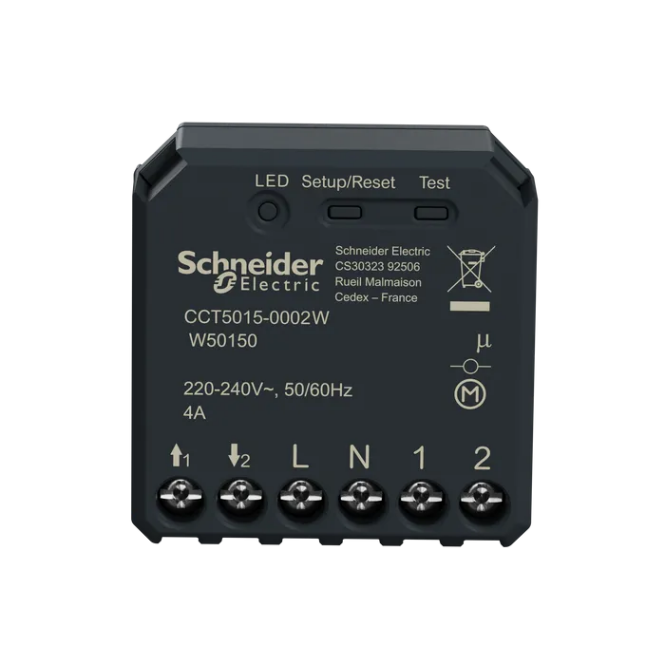 Schneider CCT5015-0002W Wiser Jalousieaktor, 1-fach, UP