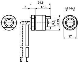 Houben 990600 R7s-Fassung