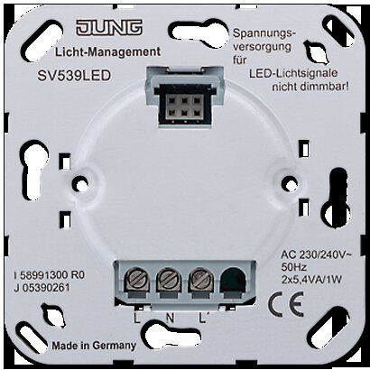 Jung SV539LED Spannungsversorgung für LED-Lichtsignale, AC 230 V ~