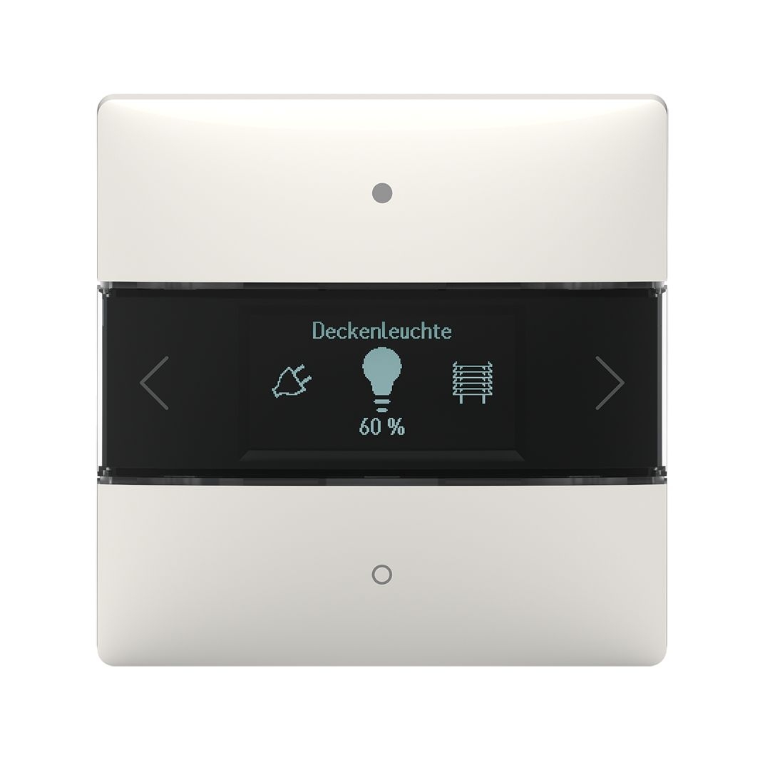 Theben 4800418 LUXORliving iON8, Raumcontroller mit integriertem Raumtemperaturregler und 10 Funktionen