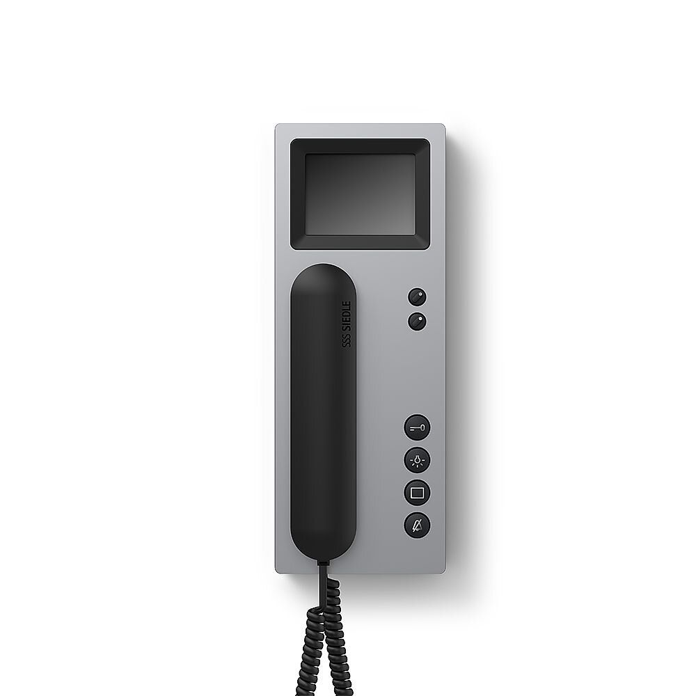 Siedle BTSV 850-03 A/S Video-Haustelefon Standard, Alum./sw