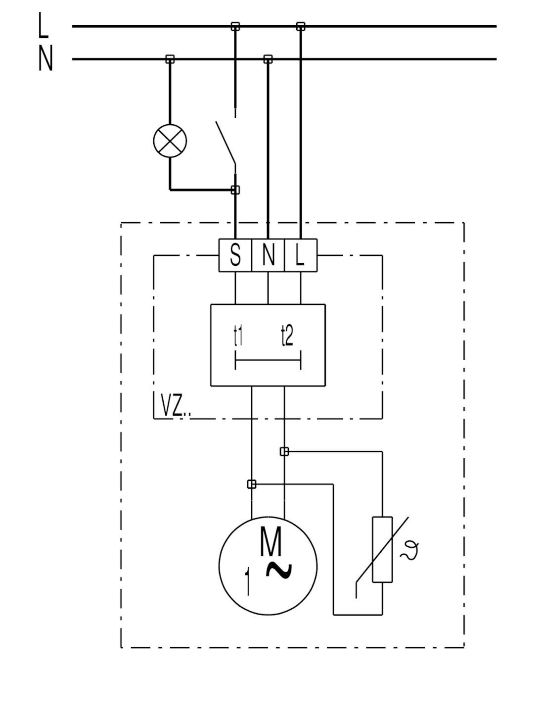 Maico ECA 120 KVZ  Lüfter mit Einschaltverzög. + Innenverschluss, Ø120mm