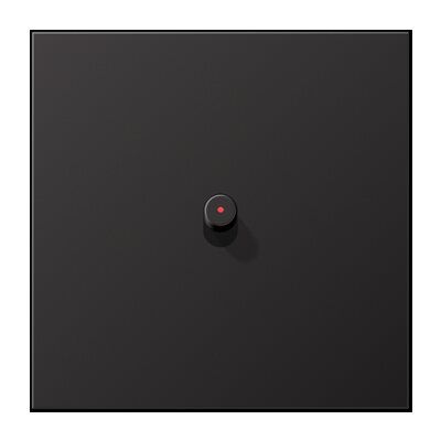 Jung AL12-0KODR01 Abdeckung mit Kipphebel "Zylinder", mit Lichtleiter, 1 Kipphebel, Serie LS 1912, dark (lackiertes Aluminium)