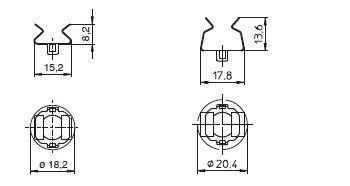 Houben 109554 Lampenhaltefeder für GU5.3 Lampen