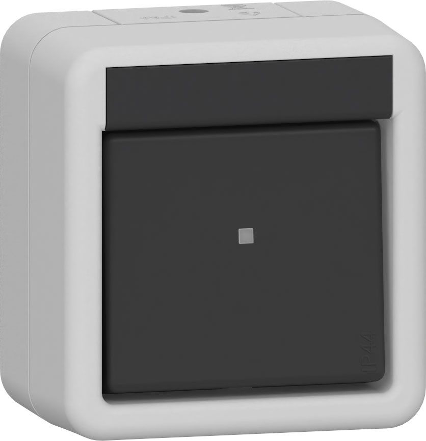 Gira 310630 Wippschalter Aus-Wechselschalter,  WG Aufputz, grau