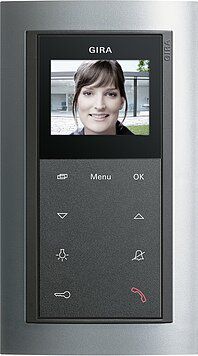 Gira 100206 Abdeckrahmen 2-fach ohne Mittelsteg Zwischenrahmen anthrazit, Gira Event, Farbe alu
