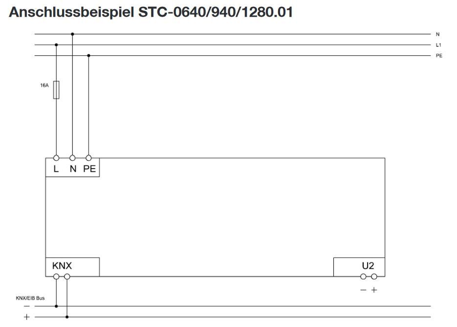 MDT STC-0960.01 Busspannungsversorgung 6TE REG, 960mA