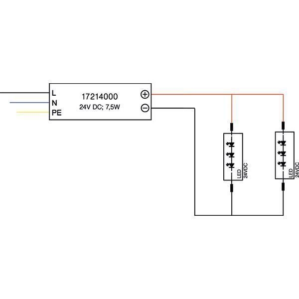 Brumberg 17214000 LED-Netzgerät 24V/DC 1-7,2W