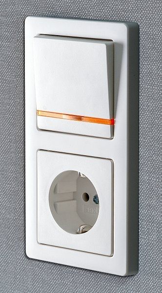 Berker 10116089 Rahmen 1-fach, Q.1, polarweiß samt