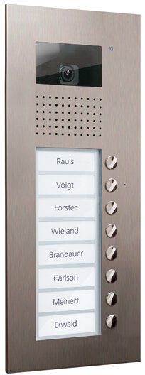 TCS AVU 14080-0030 Video-Sprechanlage Außenstation für 8 WE, UP