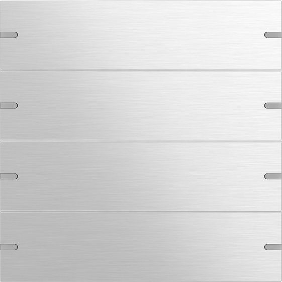 Gira 502417 Wippenset 4-fach für Tastsensor 4.95, aluminium (eloxiert)