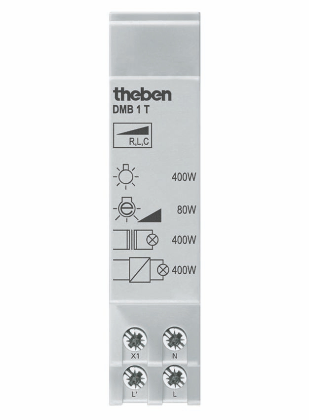 Theben 4930279 DMB 1 T KNX Dimm-Leistungserweiterung 1fach, Dimm-Boster