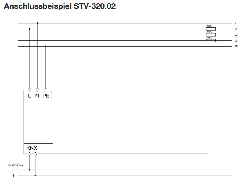 MDT STV-0320.02 Busspannungsversorgung 2TE REG, 320mA