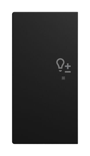 Busch-Jaeger 6234-21-915 Wippe 2-fach links, mit Symbol "Dimmer", Busch-free@home, Busch-balance SI, schwarz matt