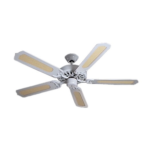 Helios DVAW130 Deckenventilator, antik/weiß, 1300 mm, 5-Blatt-Laufrad