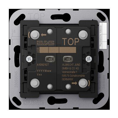 Jung A10921ST KNX Taster Universal 2-fach, F10, Secure, Serie AS/A