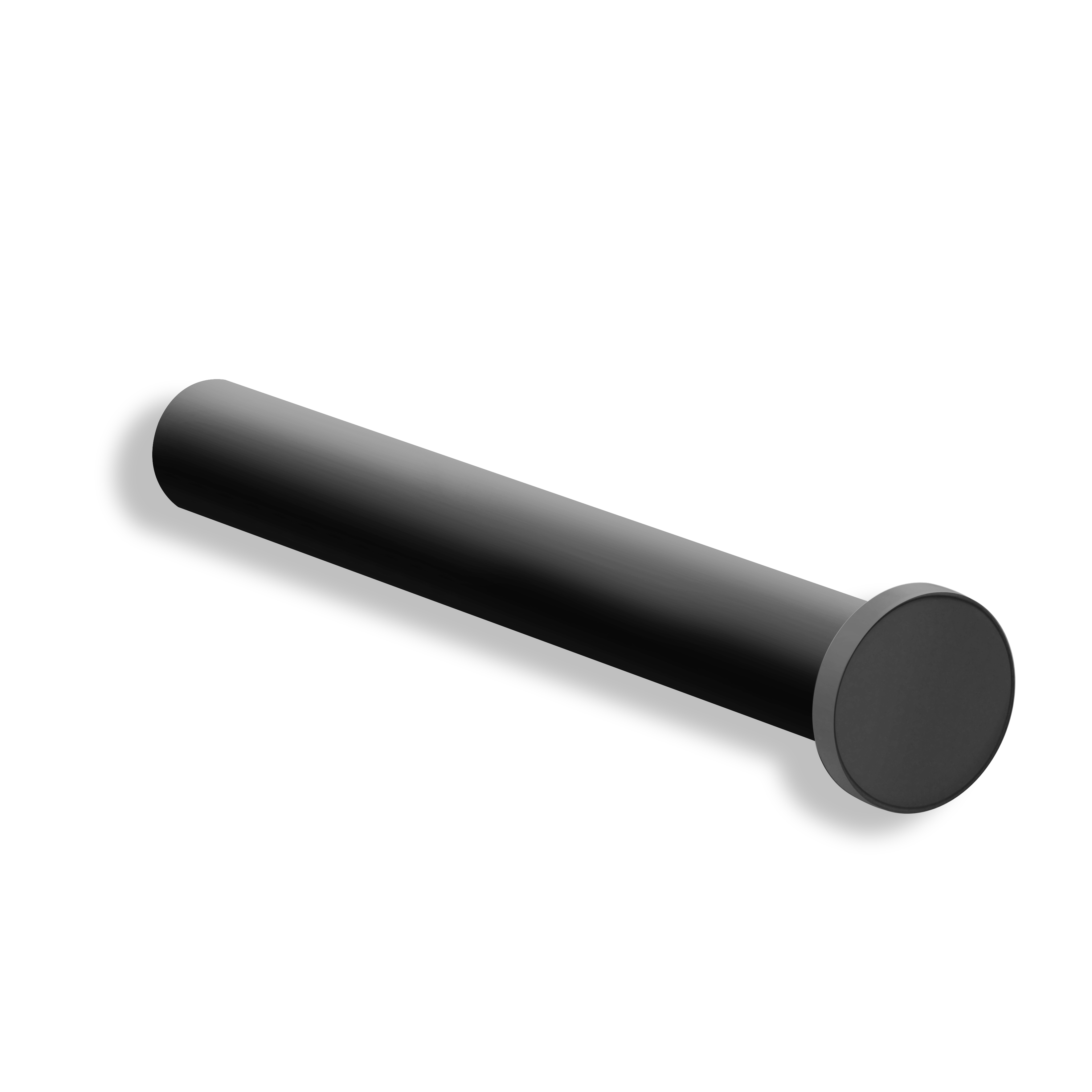 qles RHB0814 Regalhalter 120 mm (2 Stck.), für Merten System-M, beleuchtet/LED/warmweiß (3000k), Anthrazit, edelmatt, IP44